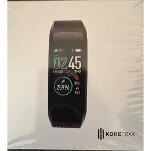 KoreTrak Smart Fitness Tracker Watch With Heart Rate Monitor & Multi-Sport Track
